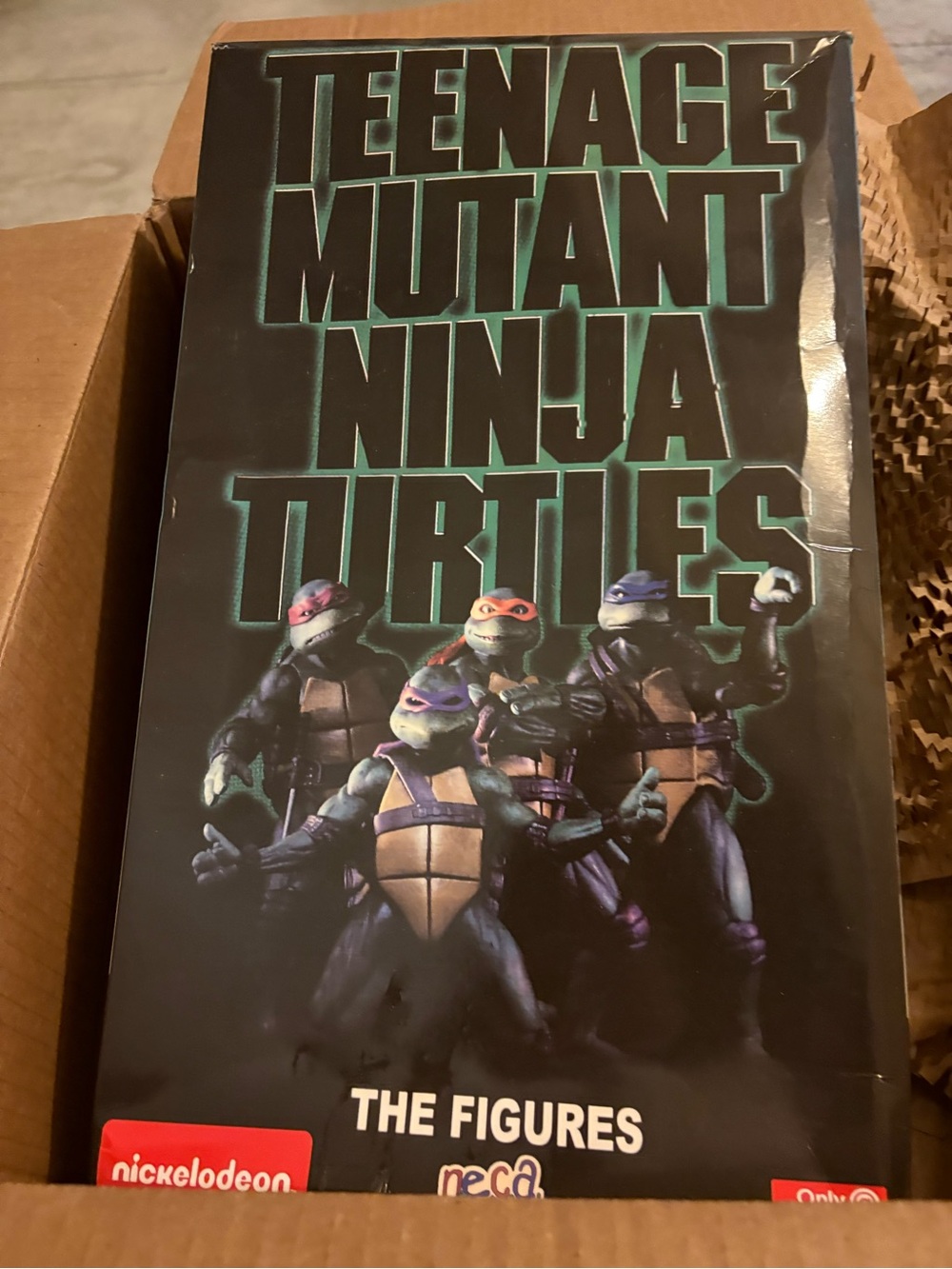 Teenage Mutant Ninja Turtles Action Figures Box - Not NECA